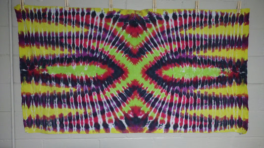 Spider tie-dye tapestry