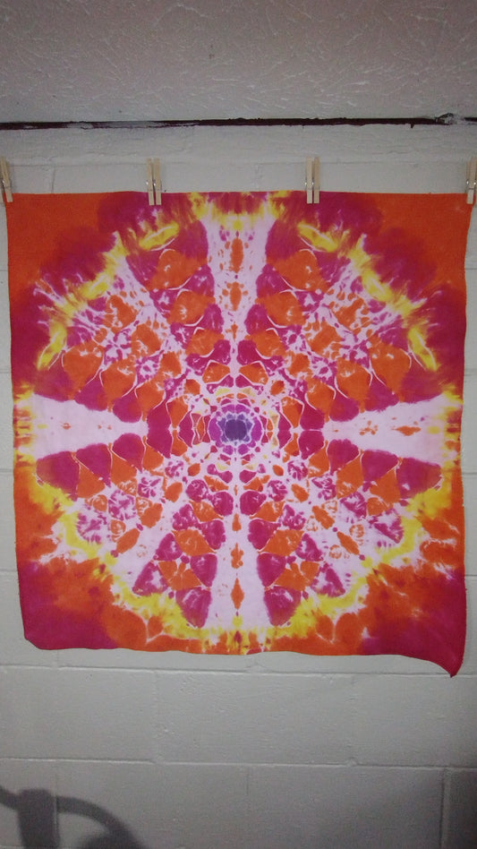 Cherry Blossom Tie-Dye Tapestry